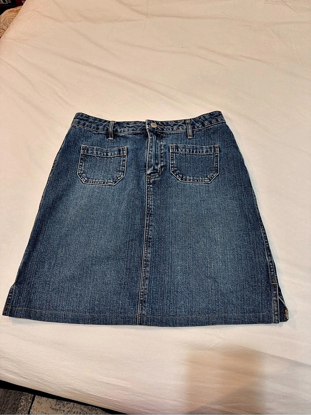 Old Navy Blue Jeans Denim Mini Skirt Size 2